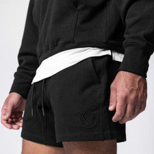 Pantalones Cortos Para Hombre Moda Deportes Ocio Moda Color Sólido Correr Fitness