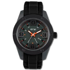 eneWatch Herren Uhr Fashion E72548 Silikon Armbanduhr Modell 107 schwarz UE72548