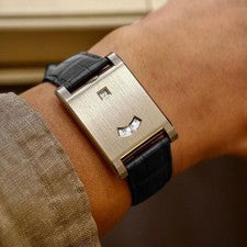 Reloj pulsera Square Tank para hombre de cuarzo impermeable de lujo de moda
