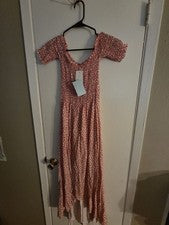 Nueva Colección Para Mujer Vestido Falda Envolvente Top Calado Talla 24 In. Busto con...