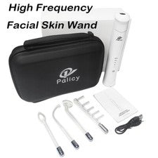 Varita facial portátil portátil de alta frecuencia para piel facial, 4 tubos naranjas