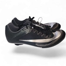 Nike Hombres 12 Zoom Rival Sprinter Puntas de Pista Negro Plata DC8753-001 NUEVO