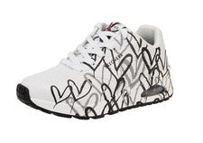 Skechers 155507 Uno Spreat - Damen Schuhe Sneaker - WBGY-Weiß