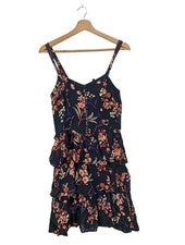 Vestido de verano Vero Moda rosa estampado floral línea A escote en V talla 34
