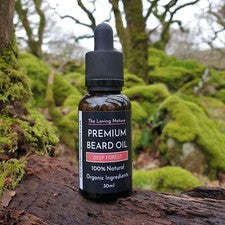 Aceite de barba orgánico premium para hombres - crecimiento saludable de la barba | madera de cedro y vetiver
