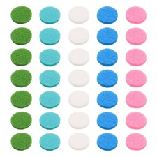 100 Pcs Essential Oil Jewelry Pads Perfumes Refill Tablets Car Aroma