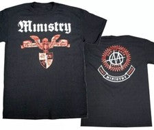 Camiseta Ministry Band Fin de Días Doble Cara Talla Completa S-5XL FH333