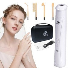 Varita facial de alta frecuencia, máquina facial portátil portátil de alta frecuencia
