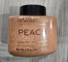 Makeup Revolution Ajuste Suelto Acabado para Hornear Polvo Facial Melocotón Nuevo