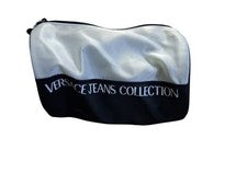 Bolso Versace Jean's Collection para mujer blanco y negro