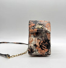 ANNE KLEIN Estampado Acolchado Mujer Mini Teléfono Bandolera Bolso Cartera -Multicolor