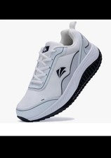 Mujeres Entrenadores de Soporte para Arco Caminar Ortopédicos Alivio del Dolor Plantar UK8 EU41 Blanco TKT