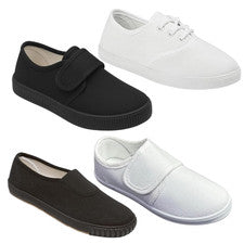 ZAPATOS ESCOLARES NIÑOS NIÑAS PE GIMNASIO ZAPATILLAS DEPORTIVAS PLIMSOLLS ZAPATOS DE SALÓN NIÑOS LONA