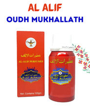 Aceite de perfume concentrado OUDH MUKHALLAT Al Alif, 100 ml, aceite Attar envío gratuito