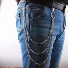 Cadena de cintura de metal unisex de 60 cm de longitud perfecta para declaraciones informales de moda