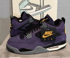 Talla 10 - AIR JORDAN 4 LAKERS LAKESHOW IMPERIAL PÚRPURA FV5029-500 ¡¡SE ENVÍA HOY!!️