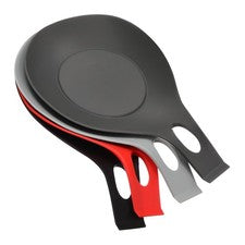 Paquete de 4 colores soporte de cuchara de silicona resistente al calor de 3,74"