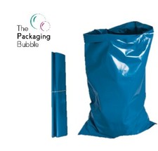 Sacos de escombros constructores bolsas de basura de alta resistencia fuertes resistentes a granel azul
