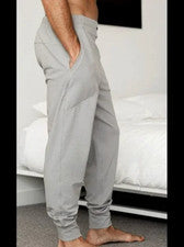 NUEVO CON ETIQUETAS - NUEVO Lahgo Para Hombres RESTORE JOGGER GRIS AMBIENTE JASPEADO - Talla XL
