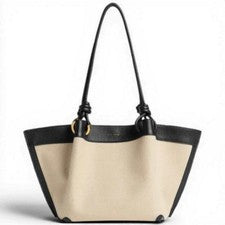 COCCINELLE Moda Coccinelle Bolso Fino Mujer Natural en Lona y Piel