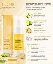 Suero facial avanzado para el cuidado de la piel LOMIC® hidratante profunda todo tipo de piel 1 oz