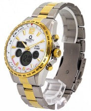 Quality Time GPS Cuarzo Reloj Cronógrafo Hombre Acero 80125 Nuevo