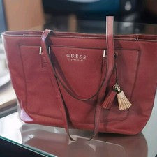 Guess Los Angeles Mujer Cartera Borgoña Vino Lg Bolso Bolso Bolso de Mano Thornhill Bonito