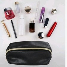 Bolsa de maquillaje de belleza tranquila para mujer - Bolsa grande de cosméticos para viajar - Maquillaje
