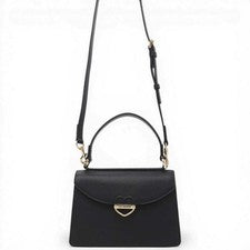 Love Moschino MODA Bolso De Mano Con Logo Y Cierre Tipo Zip Mujer Negro