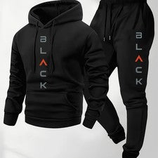 Hombre Otoño Invierno Ropa Deportiva Conjunto Hombre Sudadera Con Capucha Pantalones Largos Conjunto
