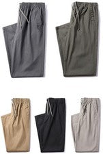 Pantalones de trabajo de combate de carga para hombre bolsillos algodón estilo delgado pantalones lavables a máquina