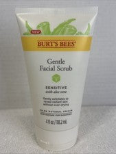 Exfoliante facial suave Burt'S Bees piel sensible con exfoliantes de aloe vera de 4 OZ