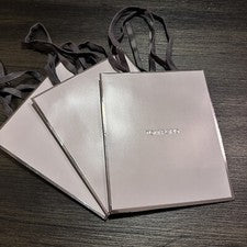 3 x Tom Ford Auténtico Regalo Papel Bolsa de Compras Pequeña Gris L 7.5" W 6.5" D 3.5"