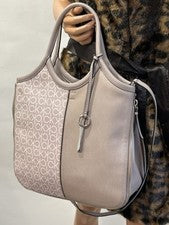 Bolso bandolera hobo beige cremoso raro calvin klein talla ajustable