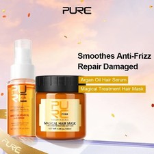 Mascarilla mágica para el cabello y suero de aceite para el cuidado del cabello de argán marroquí 5 segundos tratamiento