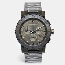 Burberry BU9381 caballero esfera gris 42 mm cronógrafo