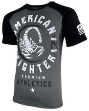 Camiseta para hombre American Fighter Michigan negra