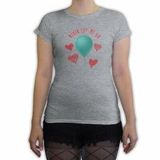 Función - Camiseta de Moda para Mujer Never Let Me Go Globo Día de San Valentín