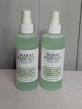 Lote de 2 Mario Badescu cuidado de la piel 4 oz spray facial aloe pepino té verde nuevo