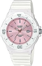 CASIO LRW-200H-4E3V reloj analógico para mujer blanco rosa