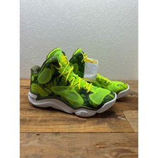 Zapatos de pelota Under Armour Curry Spawn Flotro Hyper Green 3026640-300 para hombre 11,5