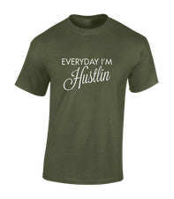 CAMISETA EVERYDAY IM HUSTLIN PARA HOMBRES DIVERTIDA MODA ESLOGAN REGALO REGALO IDEA GIMNASIO TOP