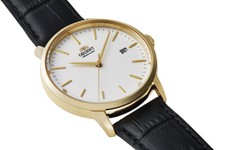 Orient Maestro Reloj Automático Esfera Blanca Fecha Básica AC0E03S Hecho en J...