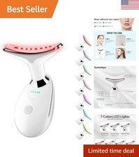 Varita de tratamiento facial LED 7 modos de luz - Diseño antideslizante para facilitar su uso