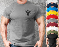 Camiseta Military Eagle (LB) Gimnasio Calce Para Hombres Moda Entrenamiento Top Diseño Nueva Calidad