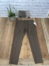 Pantalones de vestir Zara Essential para hombre 46 EE. UU. 32 nuevos con etiquetas