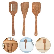 3 Pcs Pfannenwender Set Küchen Utensilien Holzutensilien Holzspatel