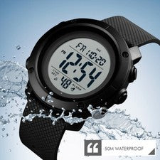 Mujeres Hombres Estilo Militar Ejército Natación Gimnasio Caminar Deportes 50M Reloj Impermeable