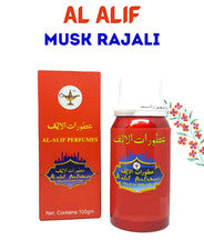 Aceite de perfume concentrado MUSK RAJALI Al Alif, 100 ml, aceite Attar envío gratuito