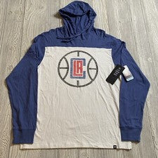 Camiseta con Capucha Estilo Raglán Logo de Los Angeles Clippers para Hombre L 47 Totalmente Nueva